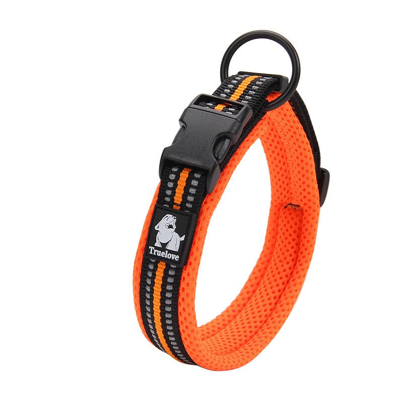 Reflective No-Choke Padded Dog Collar