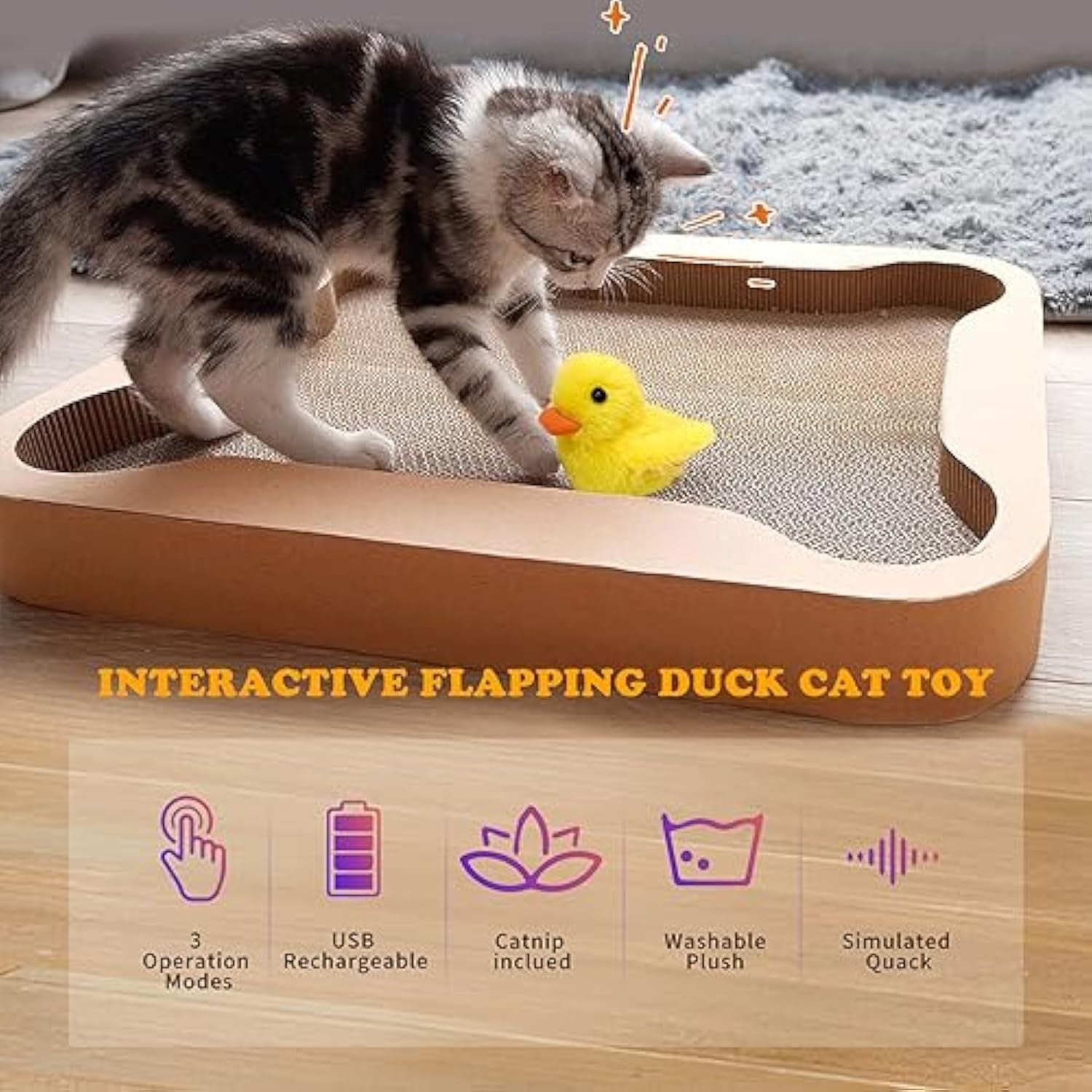 Catnip Duck Toy