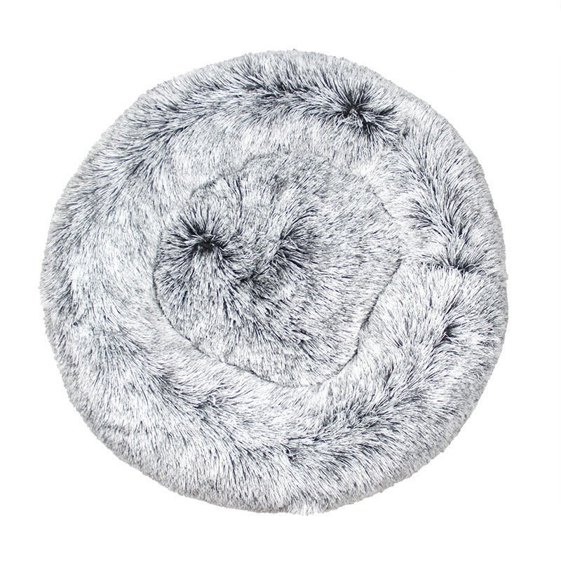 Round Plush Pet Bed