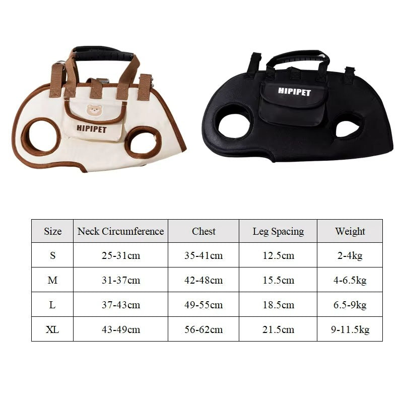3-Piece Outdoor Dog Backpack Set with Leash & Harness