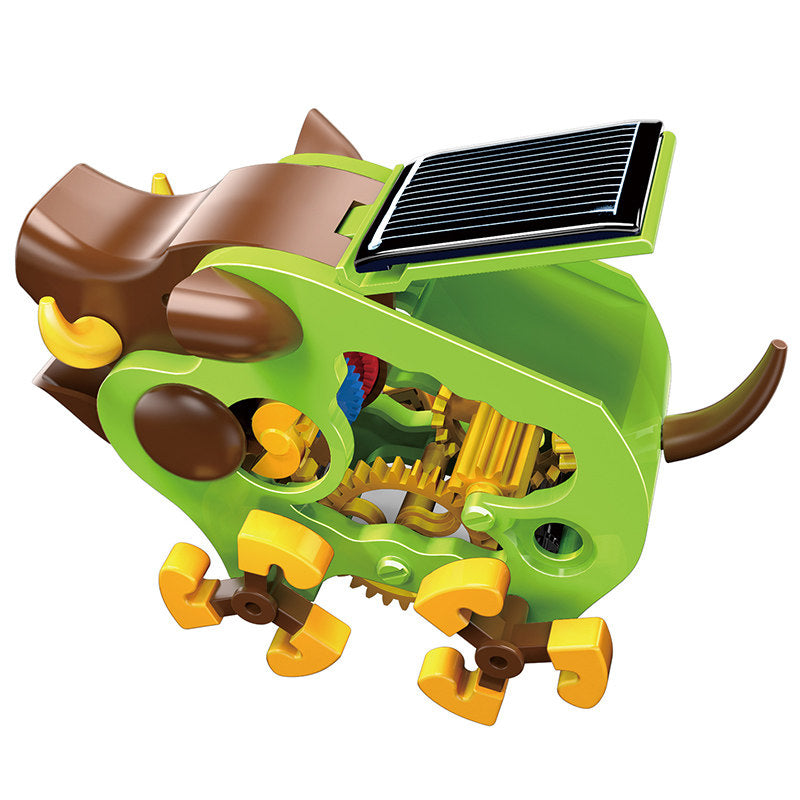 3-in-1 Solar Transforming Robot Toy DIY Model