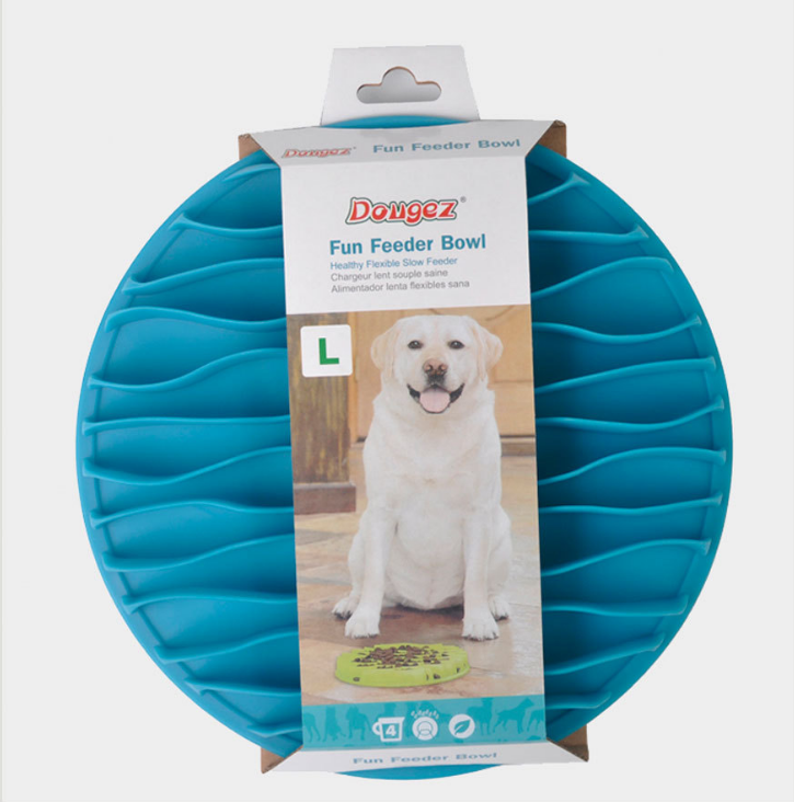 Silicone Slow Feed Dog Bowl - Wave Design