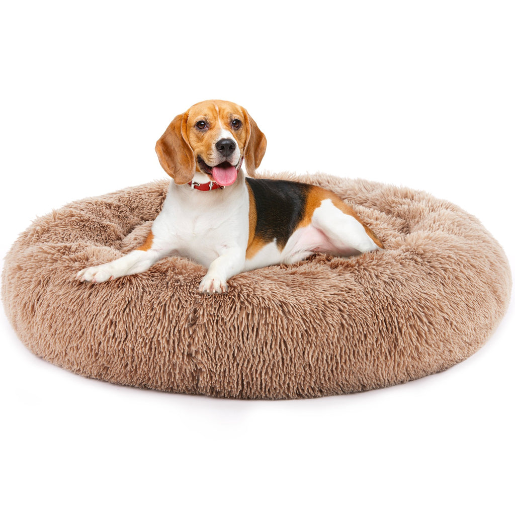 Plush Faux Fur Cat Bed
