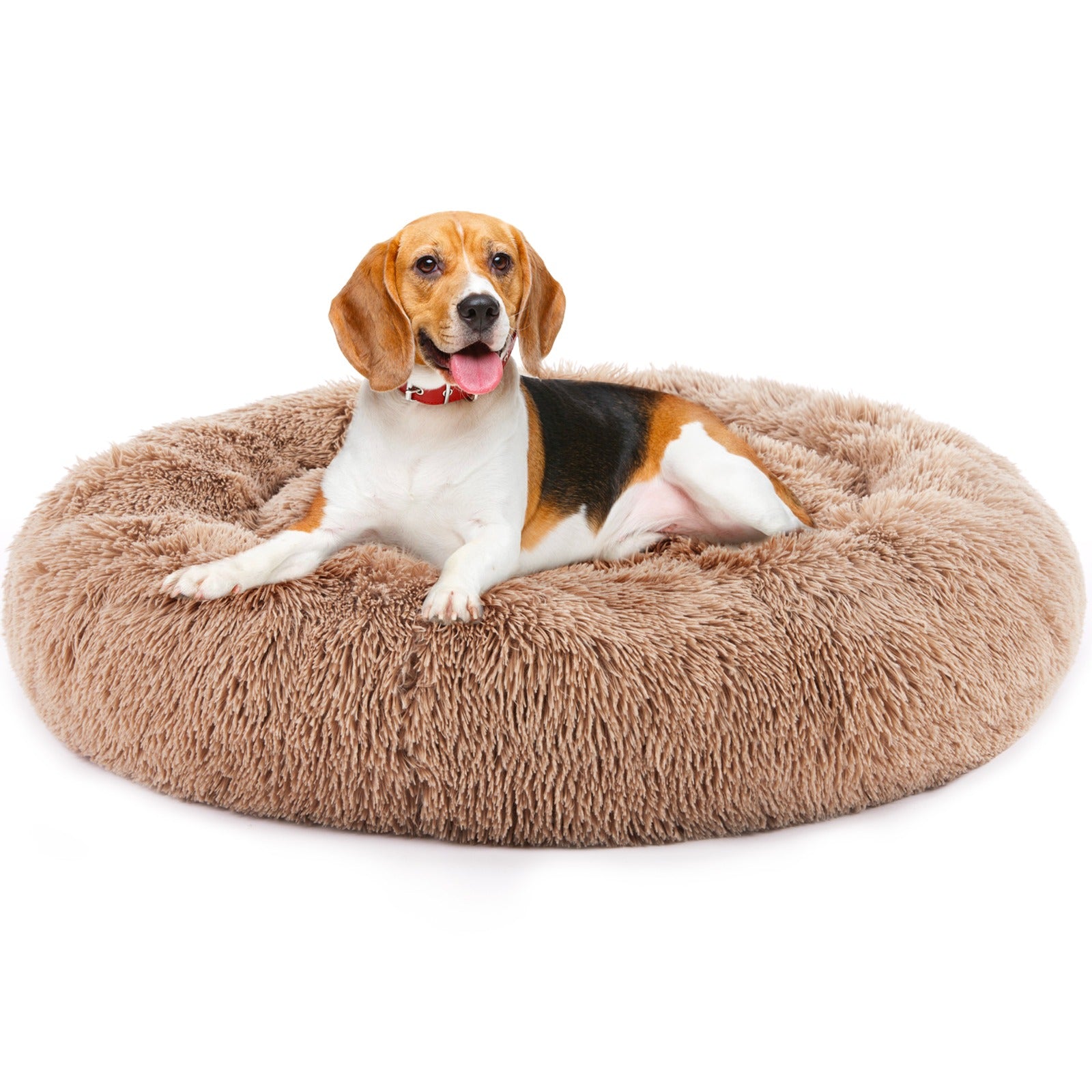 Plush Faux Fur Cat Bed