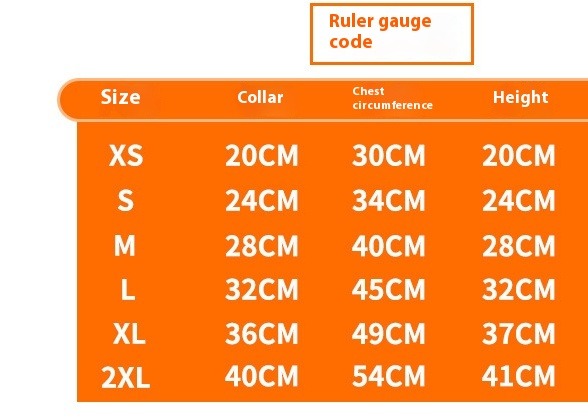 Pet Chest Strap Cotton Padded Jacket