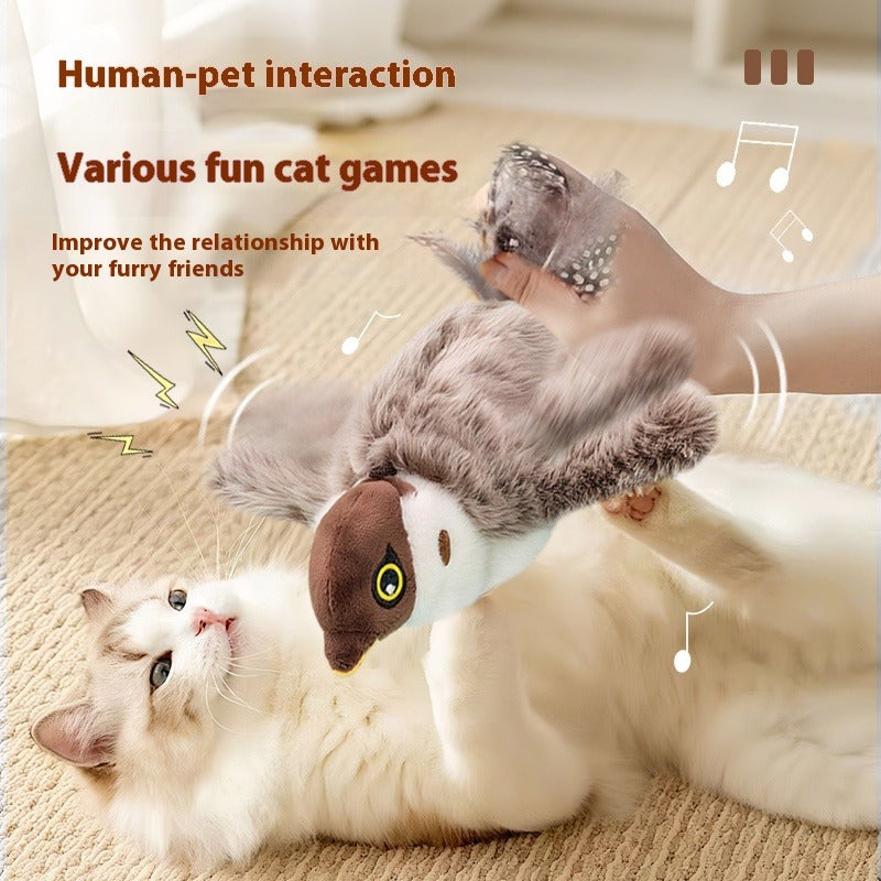 Electric Shaking Bird Cat Toy