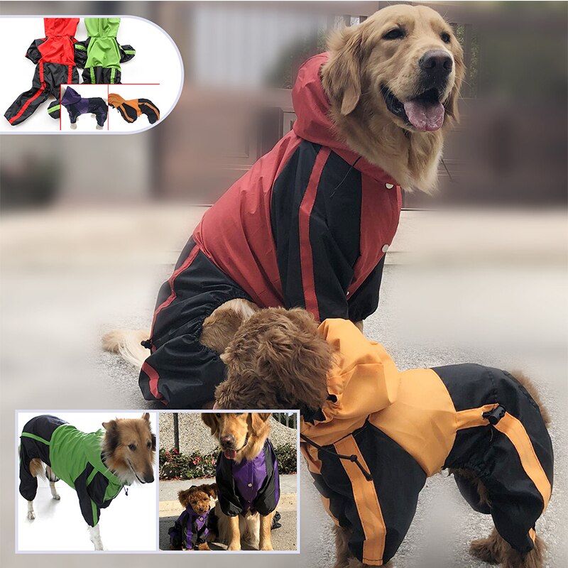 Waterproof Jacket for Large Dogs - Outdoor Pet Wear