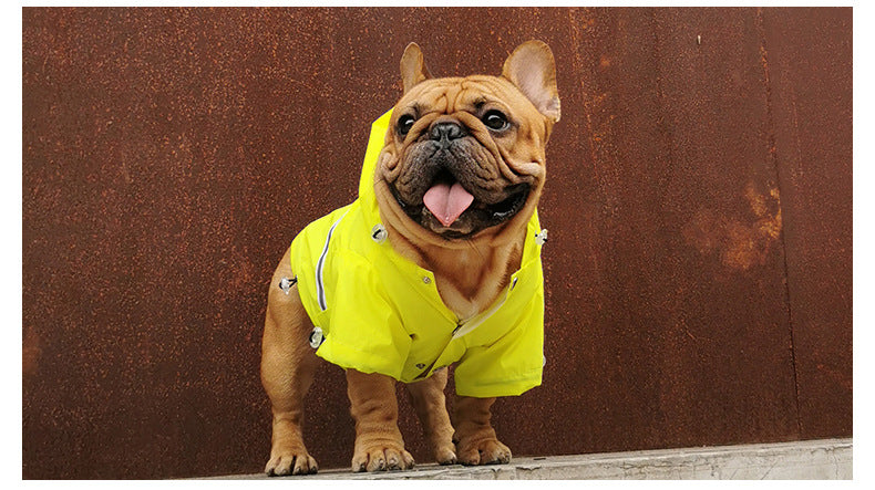 Corgi Schnauzer Bulldog Reflective Waterproof Pet Jacket