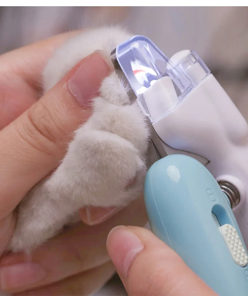Pet LED Nail Clippers with Electric Grinder