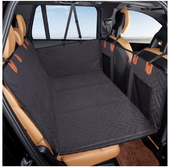 Heavy-Duty Car Back Seat Pet Hammock (132x165 cm)