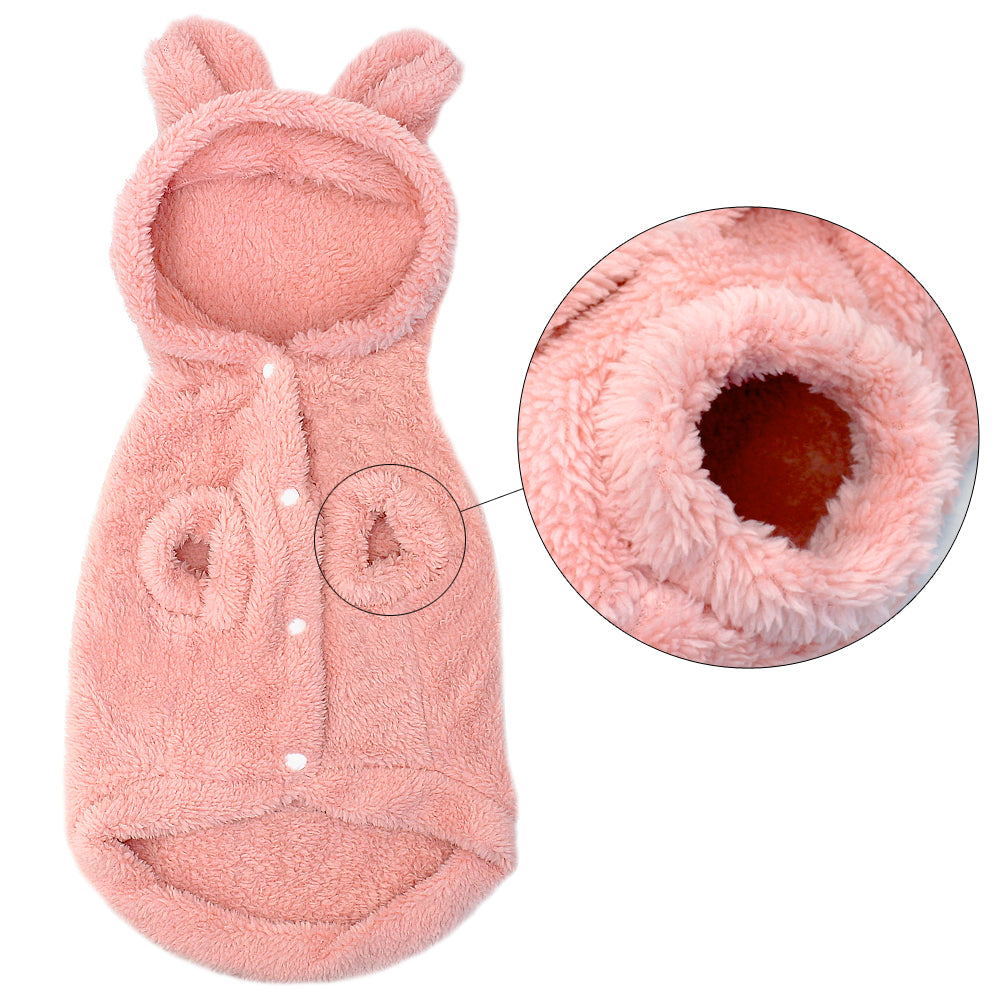 Thick Warm Lamb Fleece Sweater for Dogs (Teddy, Pomeranian)
