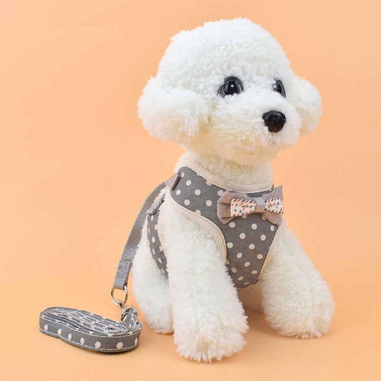 Dog Chest Strap and Cat Leash Combo