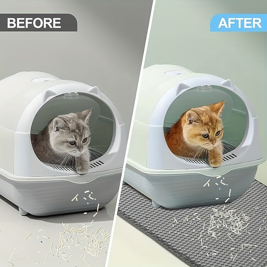 EVA Double-Layer Anti-Splash Cat Litter Mat