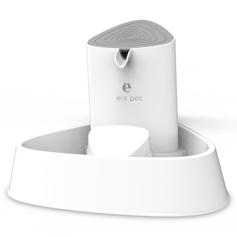 Pet Water Dispenser for Cats and Dogs - Ceramic white 1500ml