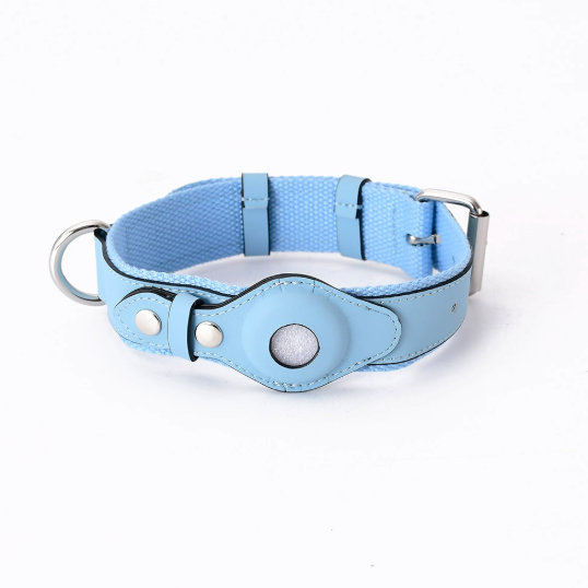 Airtag Dog Collar and Leash for Medium and Large Dogs