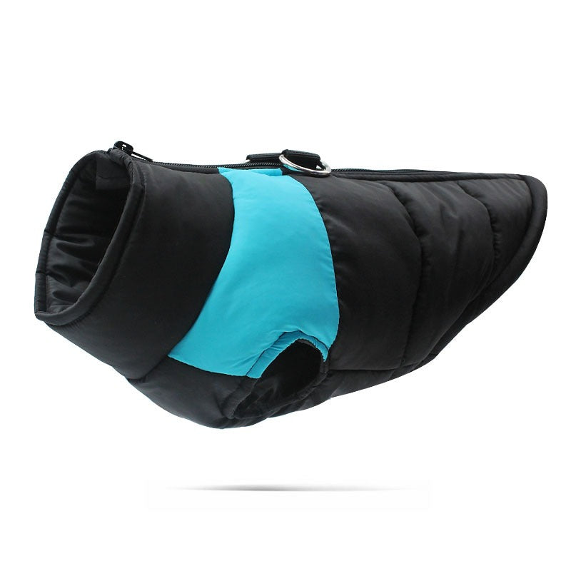 Waterproof Winter Dog Vest Jacket with Zipper