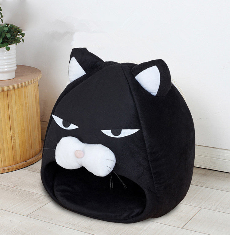 Pet Dog and Cat Bed, Mongolian Tent, All-Season Sleeping Bag