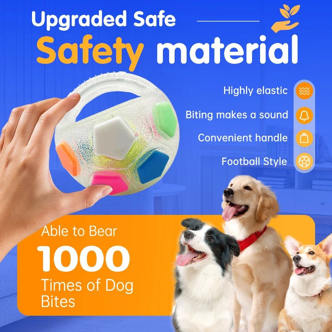 Football Tennis Ball Dog Toy