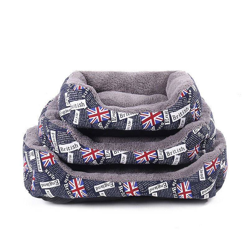 Fleece-lined Pet Cushion Mat