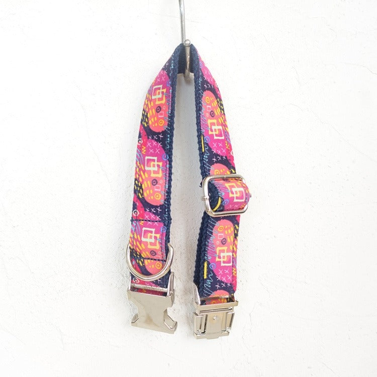 Alloy Buckle Traction Collar