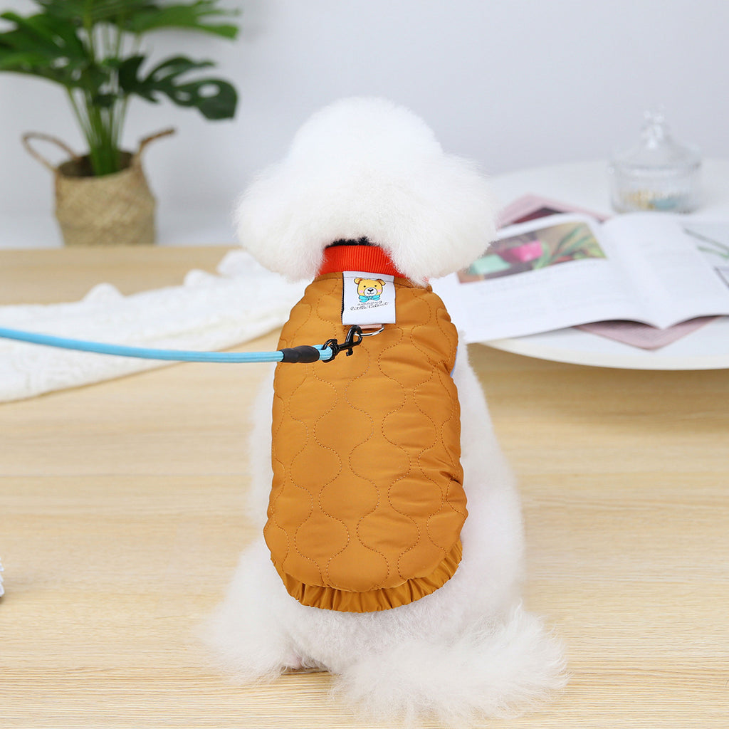Puppy Velvet Vest for Autumn and Winter Dog Clothing