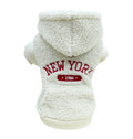 Pet Clothing I'm in New York - Thick Warm Hoodie (One Piece)