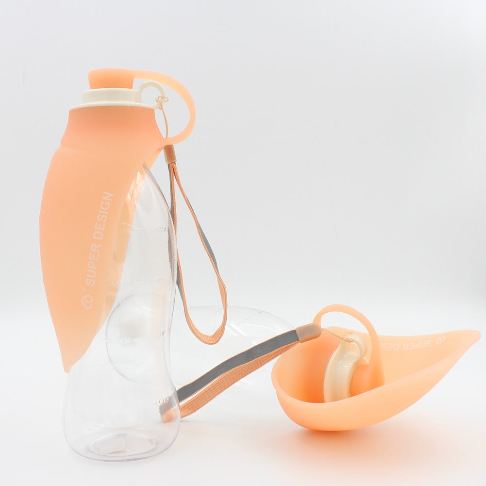 Portable Pet Water Dispenser with Bowl