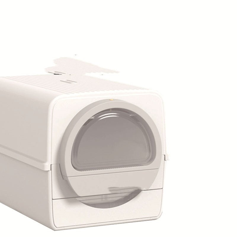 Semi-automatic Cat Litter Box with Deodorization