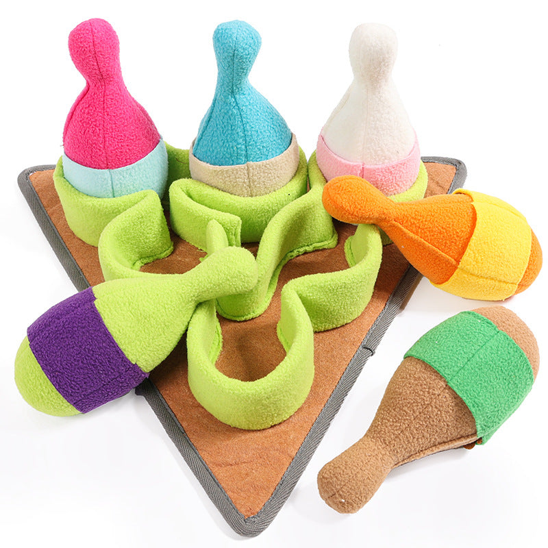 New Pet Dog Bowling Toy for Interactive Training