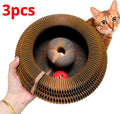 Cat Toy with Bells Accordion Scratching Post