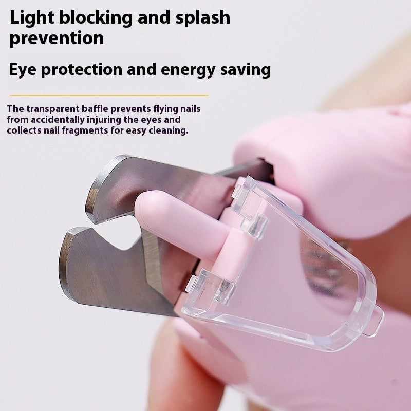 2-in-1 Pet Nail Clippers with LED Light
