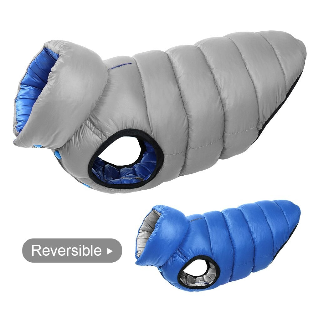 Reversible Red Winter Vest for Dogs