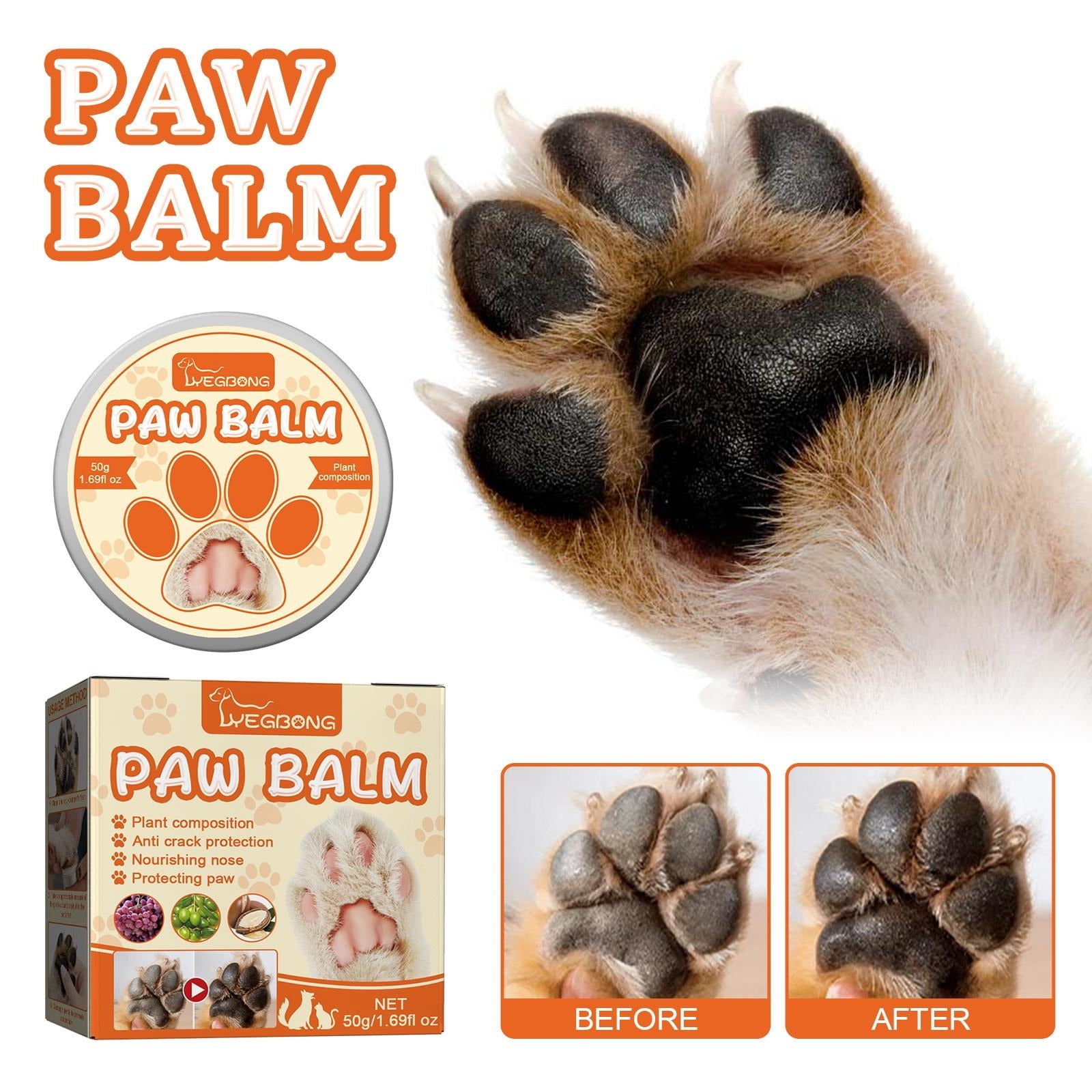 Pet Moisturizing Paw Cream
