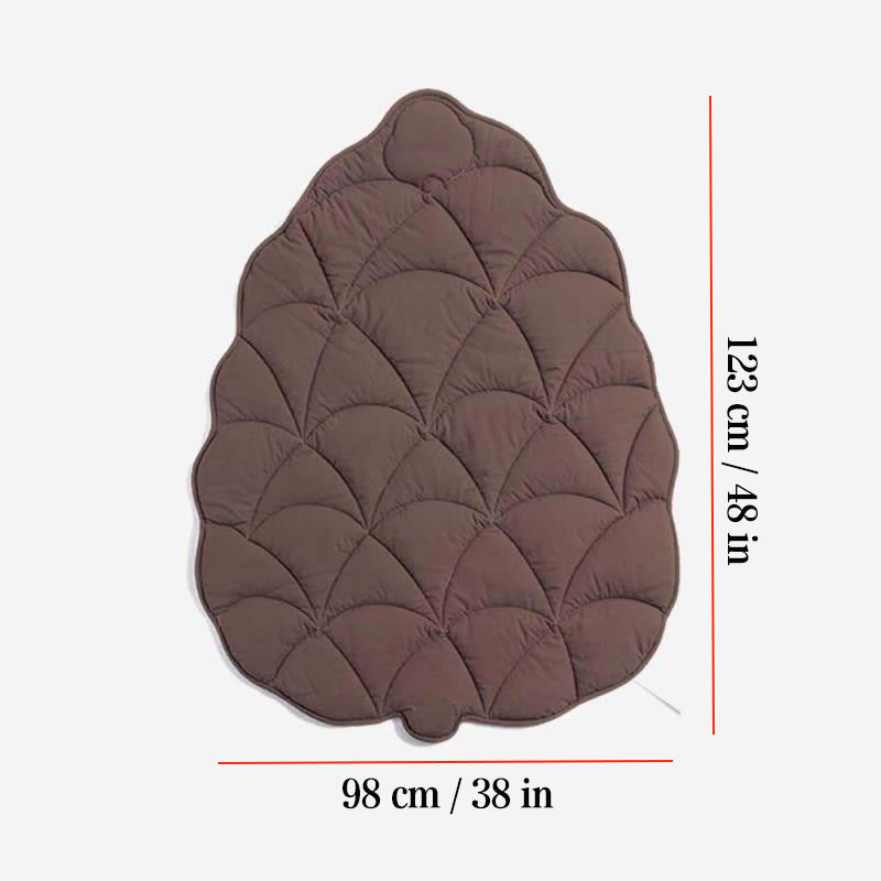Creative Extra Large Leaf Pet Mat, Washable and Thick