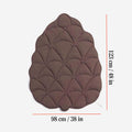 Creative Extra Large Leaf Pet Mat, Washable and Thick