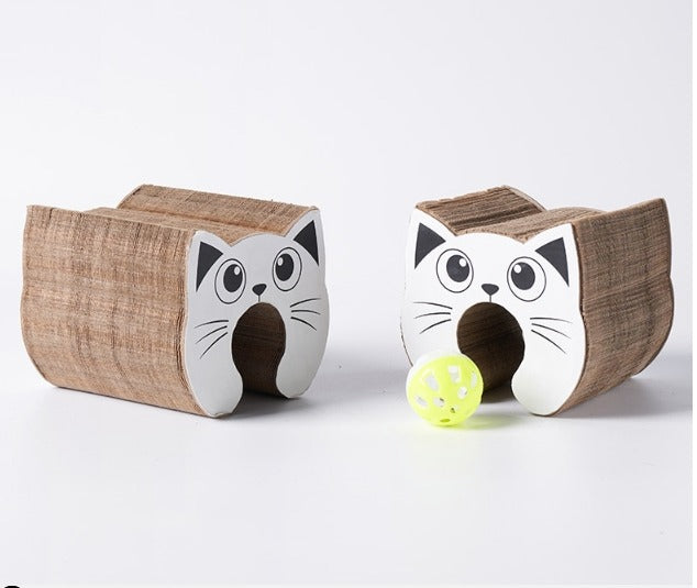 Cat Corrugated Cardboard Scratcher Board