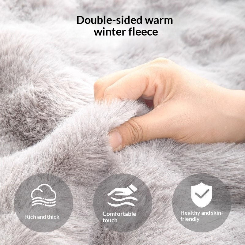 Winter Fleece-Lined Thick Dog Bed Mat