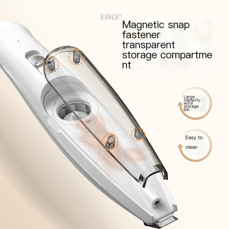 LED Rechargeable Pet Hair Remover Clipper Tool