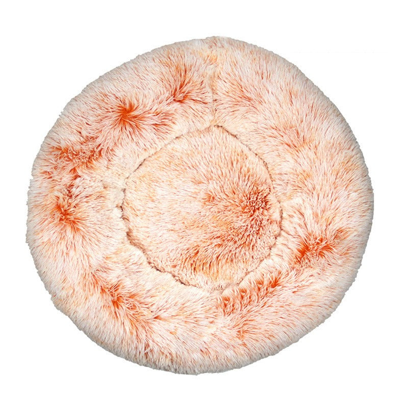 Round Plush Pet Bed
