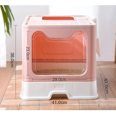 Foldable Enclosed Cat Litter Box