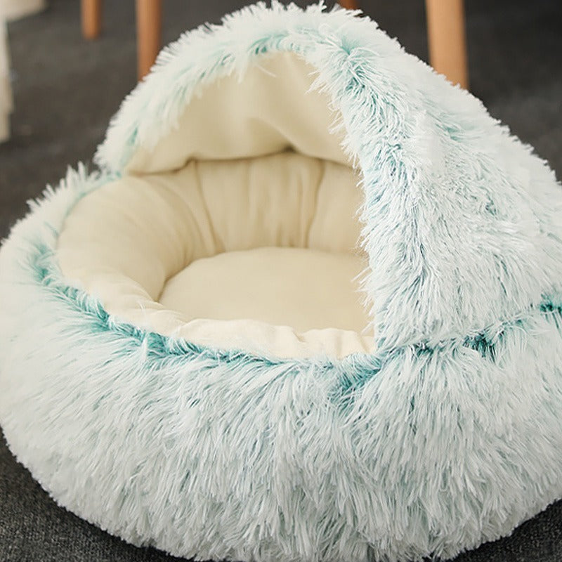 Warm Plush Cat Nest Bed