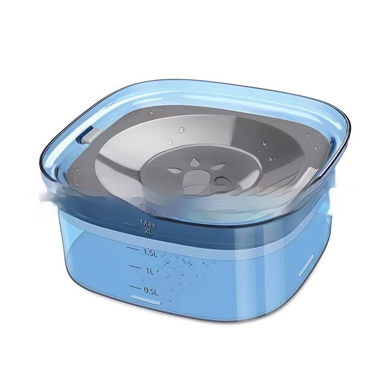 Spill-Proof Slow-Feed Pet Water Bowl (2L & 4L)