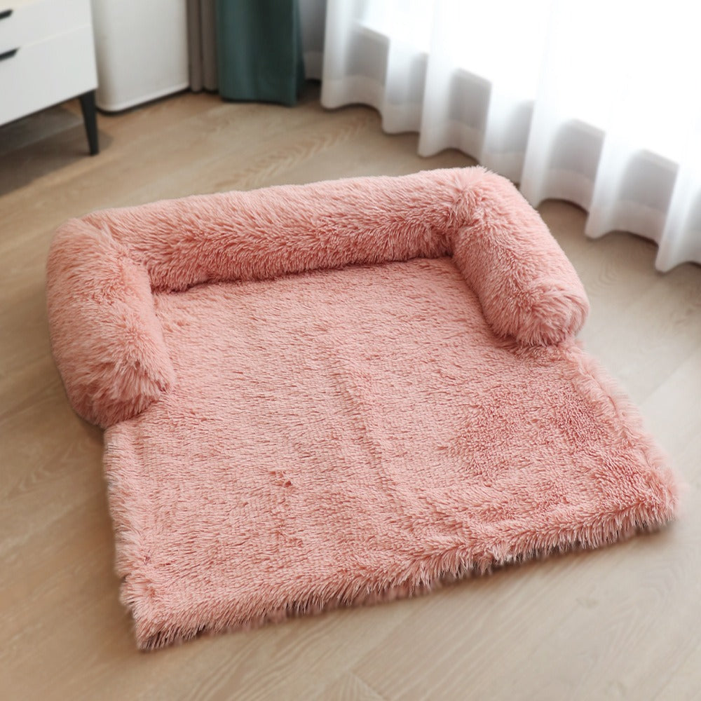 Removable Plush Pet Bed Mat