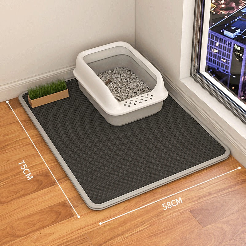 Double Layer Waterproof Cat Litter Mat