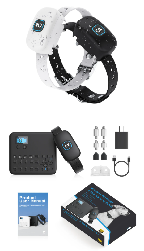 2-in-1 Wireless Dog Training & Bark Control Collar