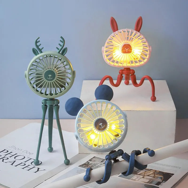 500mAh USB Rechargeable Mini Stroller Fan