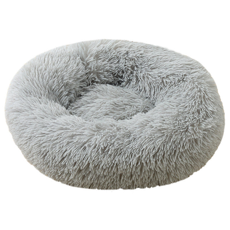 Soft Plush Round Washable Cushion for Pets