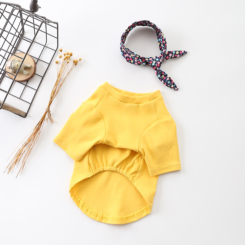 Teddy Dog Outfit with Matching T-Shirt for Pets