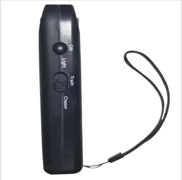 High-Power Ultrasonic Dog Repeller with LED Light