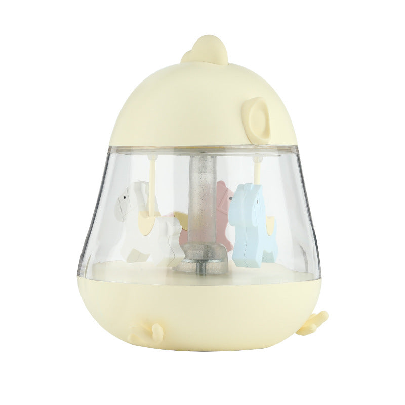 Musical USB Carousel Night Light with Touch Control